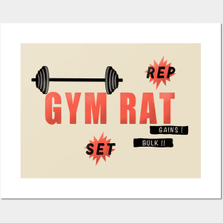 Gym Rat Posters and Art